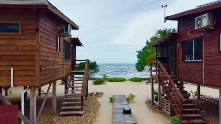 2 Beachfront Cabanas | Mullins River, Stann Creek District